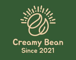 Coffee Bean Leaf logo design