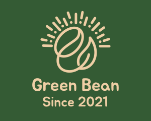 Coffee Bean Leaf logo design