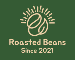 Coffee Bean Leaf logo design