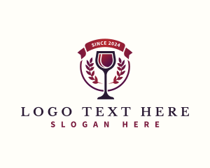Elegant Wine Glass logo