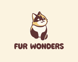 Grooming Cat  Pet logo