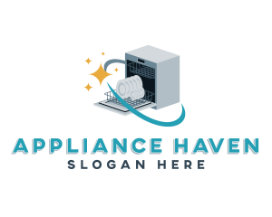 Dishwasher Machine Appliance logo