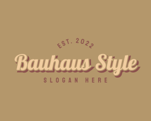 Retro Style Boutique logo design