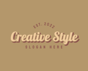 Retro Style Boutique logo design