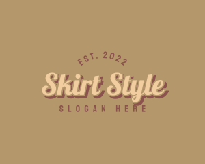 Retro Style Boutique logo design