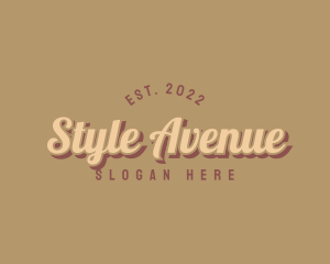 Retro Style Boutique logo design