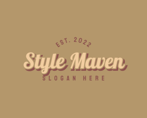 Retro Style Boutique logo design