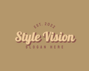 Retro Style Boutique logo design