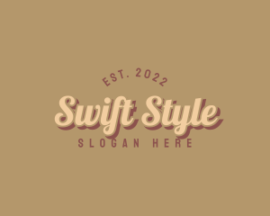 Retro Style Boutique logo design