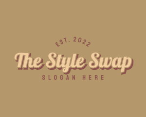 Retro Style Boutique logo design