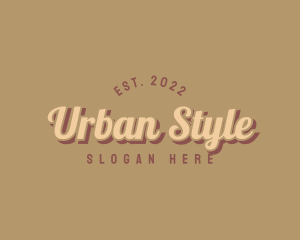 Retro Style Boutique logo design