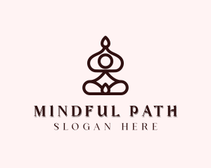 Holistic Yoga Meditation logo design