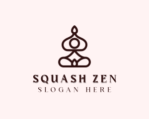 Holistic Yoga Meditation logo design