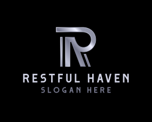 Metallic Royal Hotel logo design