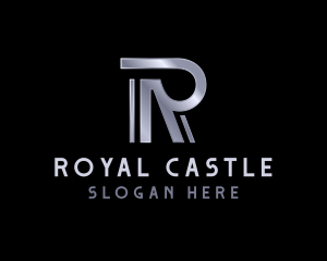 Metallic Royal Hotel logo design