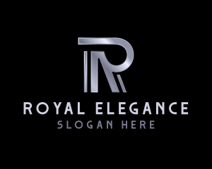 Metallic Royal Hotel logo design