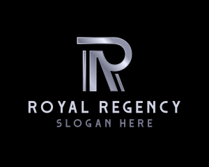 Metallic Royal Hotel logo design