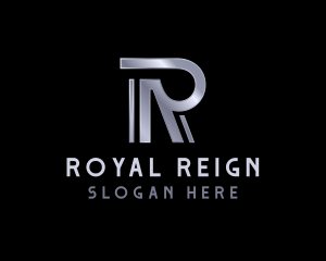 Metallic Royal Hotel logo design