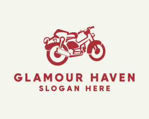 Retro Motorcycle Rider Logo