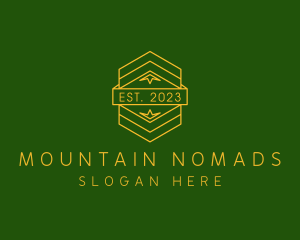 Mountain Outdoor Camping logo design