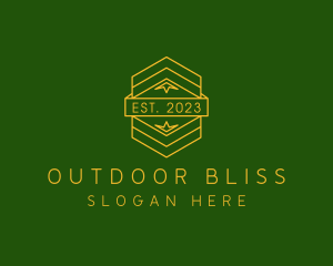 Mountain Outdoor Camping logo design