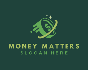 Coin Dollar Currency logo design