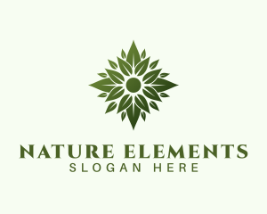 Natural Leaves Wellness logo design