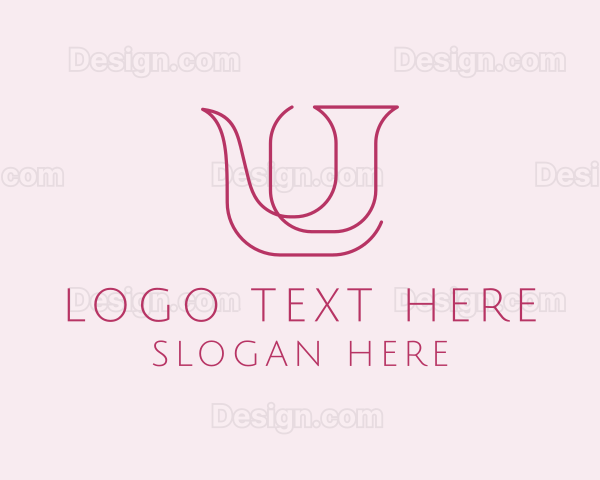 Elegant Letter U Logo