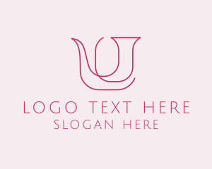 Elegant Letter U  logo