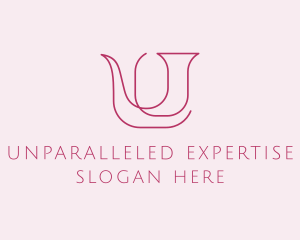 Elegant Letter U  logo design