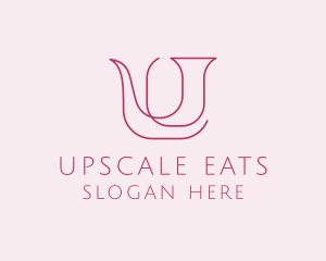 Elegant Letter U  logo design