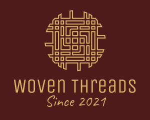 Gold Woven Ornament  logo