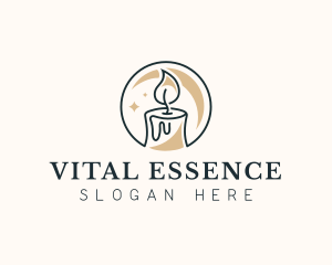 Candle Vigil Light logo design