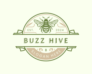 Organic Bee Honey logo design