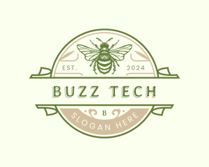 Organic Bee Honey logo design