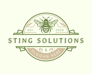 Organic Bee Honey logo design