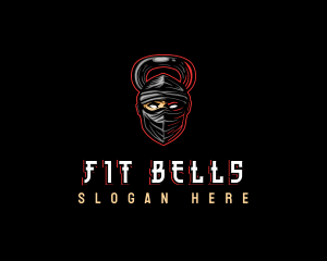 Ninja Kettlebell Fitness logo design