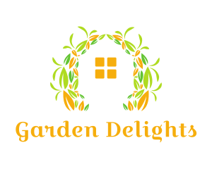 Leaf Garden Home logo design