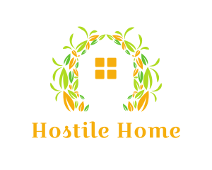 Leaf Garden Home logo design