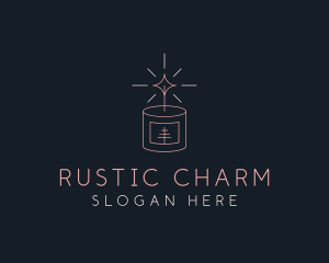 Candle Wellness Decoration logo