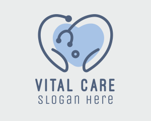 Pregnancy Stethoscope Health Logo