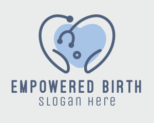 Pregnancy Stethoscope Health logo