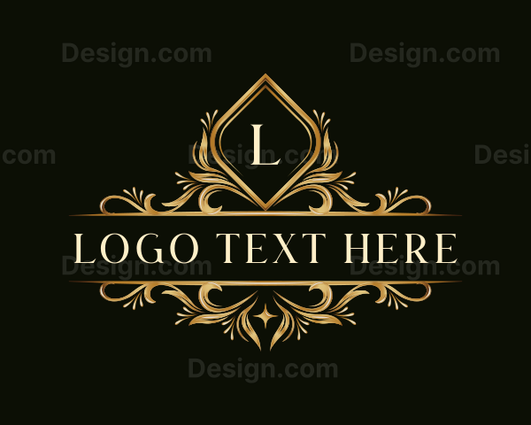 Premium Floral Crest Logo