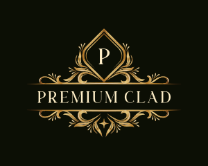 Premium Floral Crest logo design