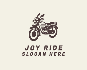 Motorbike Retro Rider logo design