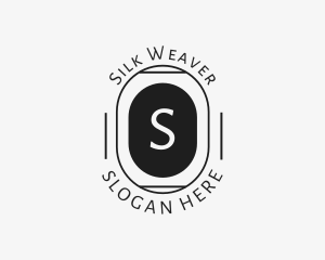 Minimalist Hipster Oval logo design