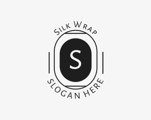 Minimalist Hipster Oval logo design