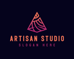 Creative Studio Pyramid logo design