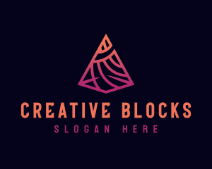 Creative Studio Pyramid logo design