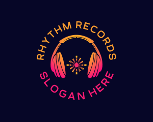 Headphones Music Recording logo